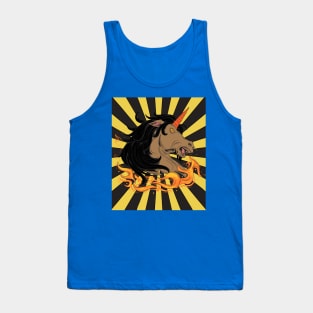 Burning Horse Out Of Flames Tank Top